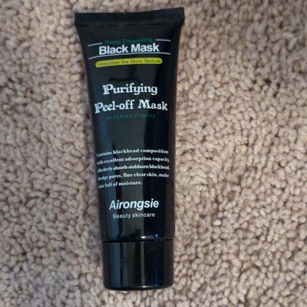 Black peel off mask